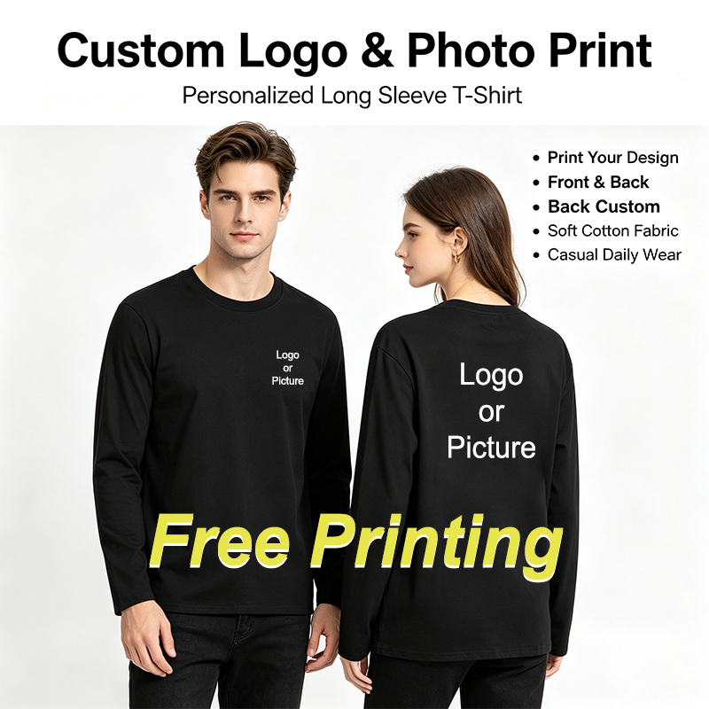 Customized Cotton Long Sleeve  - огляд і ціна Men'S Fashion For Summer
