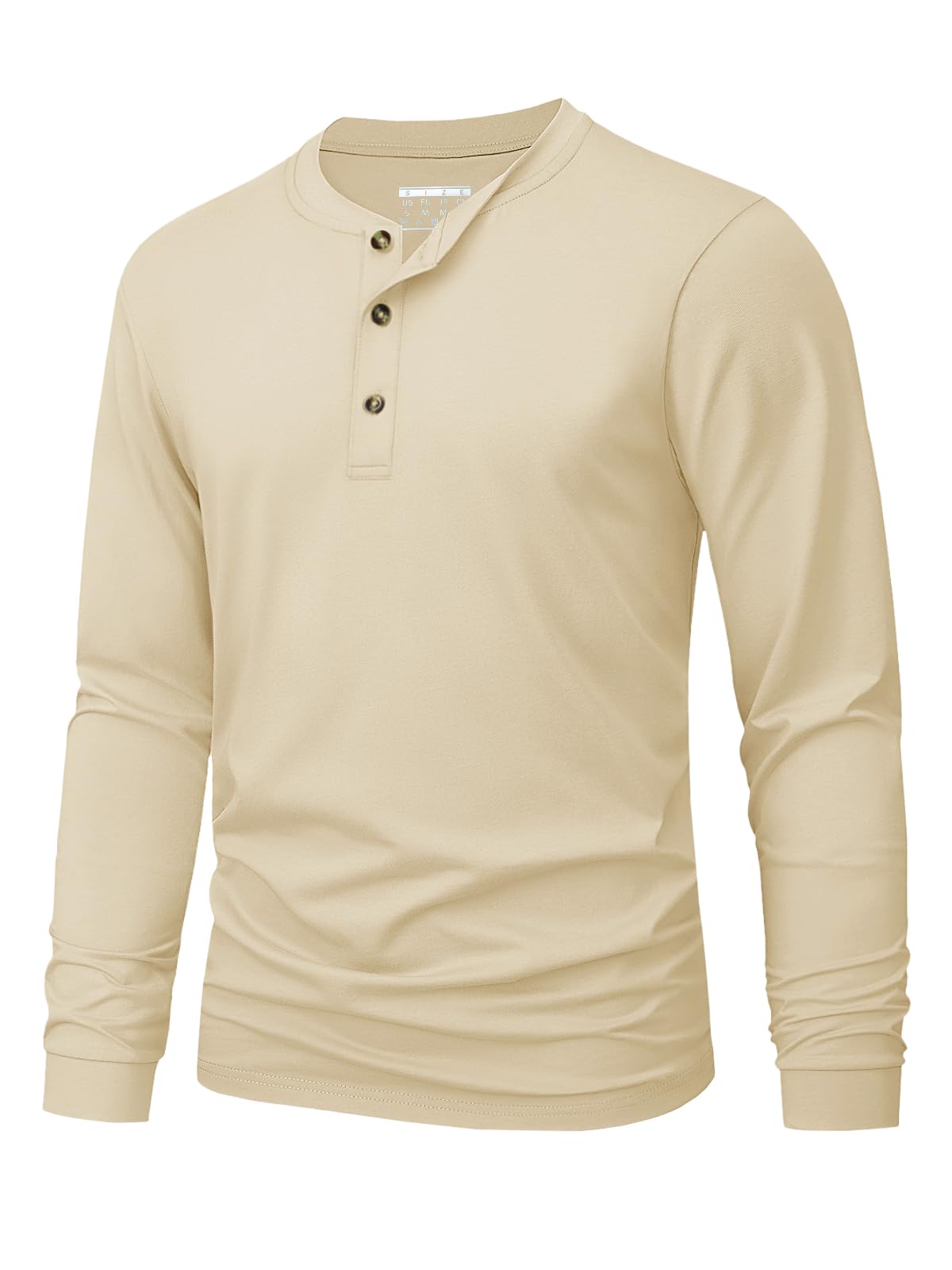 Men's Henley T-Shirt Simple So - огляд і ціна Men'S Fashion Color