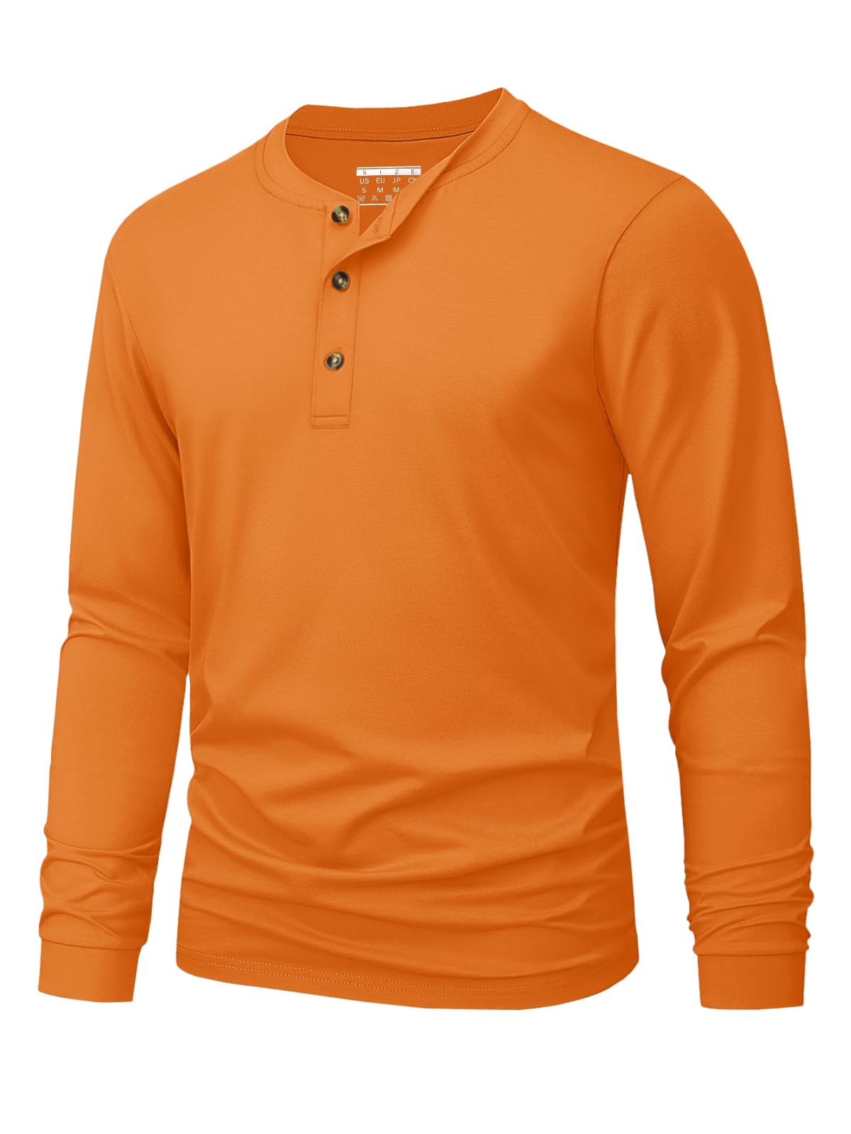 Men's Henley T-Shirt Simple So - огляд і ціна Men'S Fashion Color
